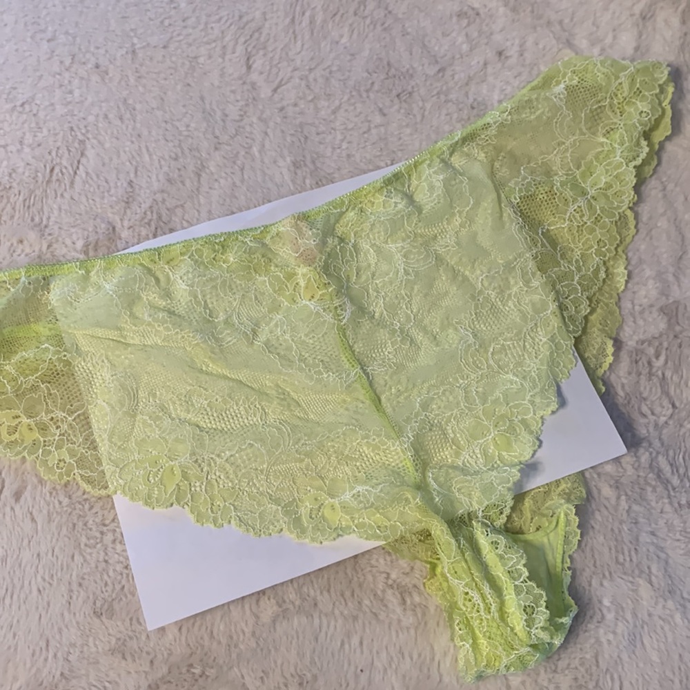 Size 4X / 26/28 Cacique Cheeky lace neon panty - Picture 2 of 5
